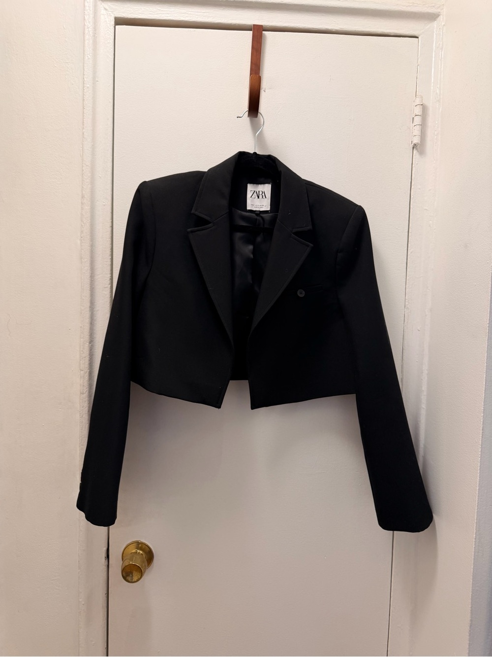 Zara Black Cropped Blazer